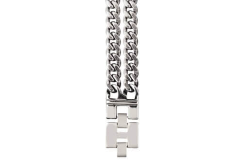 ICE-TAGS Medical Alert Bracelet Twin Chain Link - M - ICE-TAGS